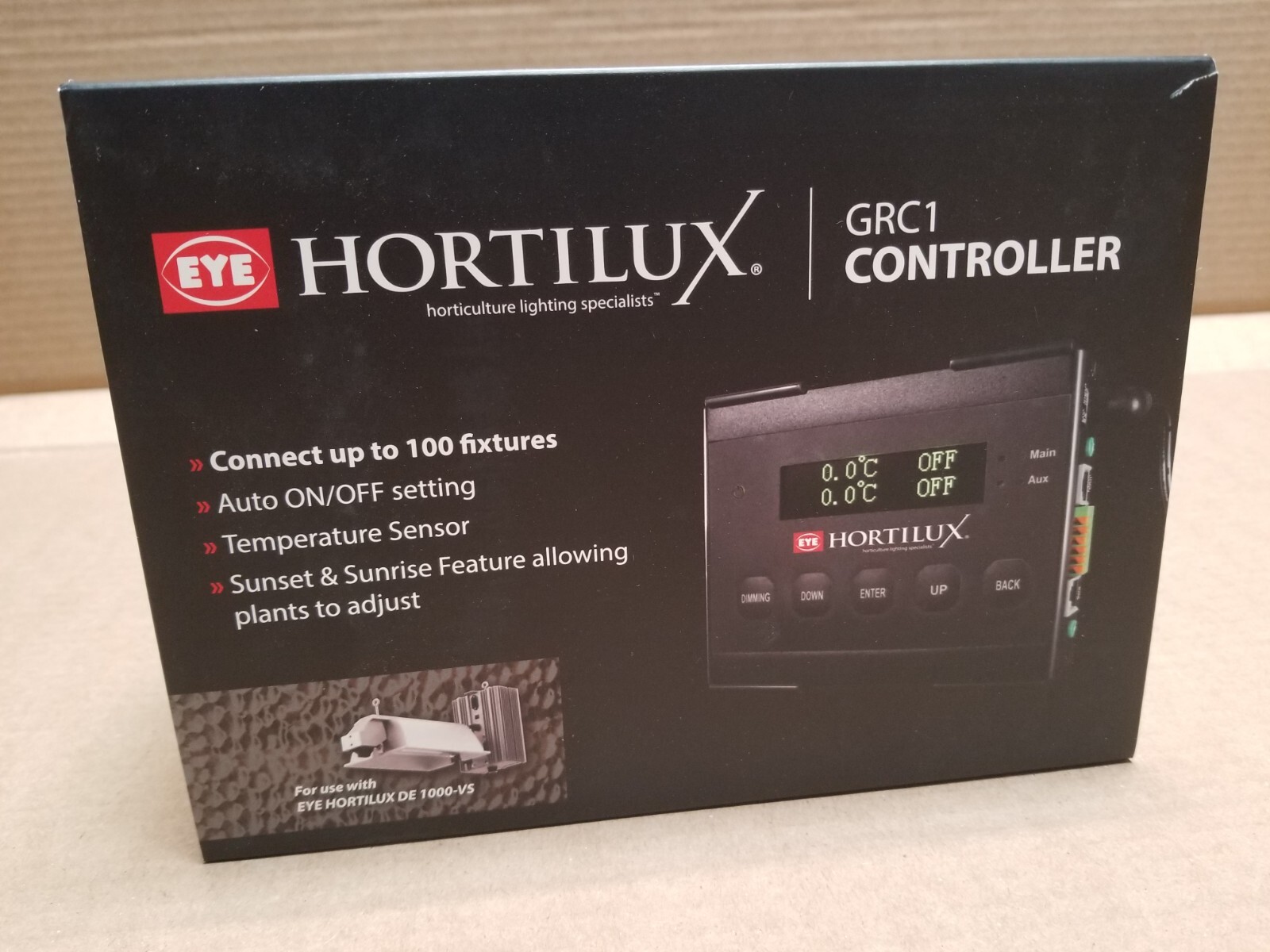 EYE Hortilux GRC1 Grow Room Light Kit Fixture Controller Temperature Sensor NEW