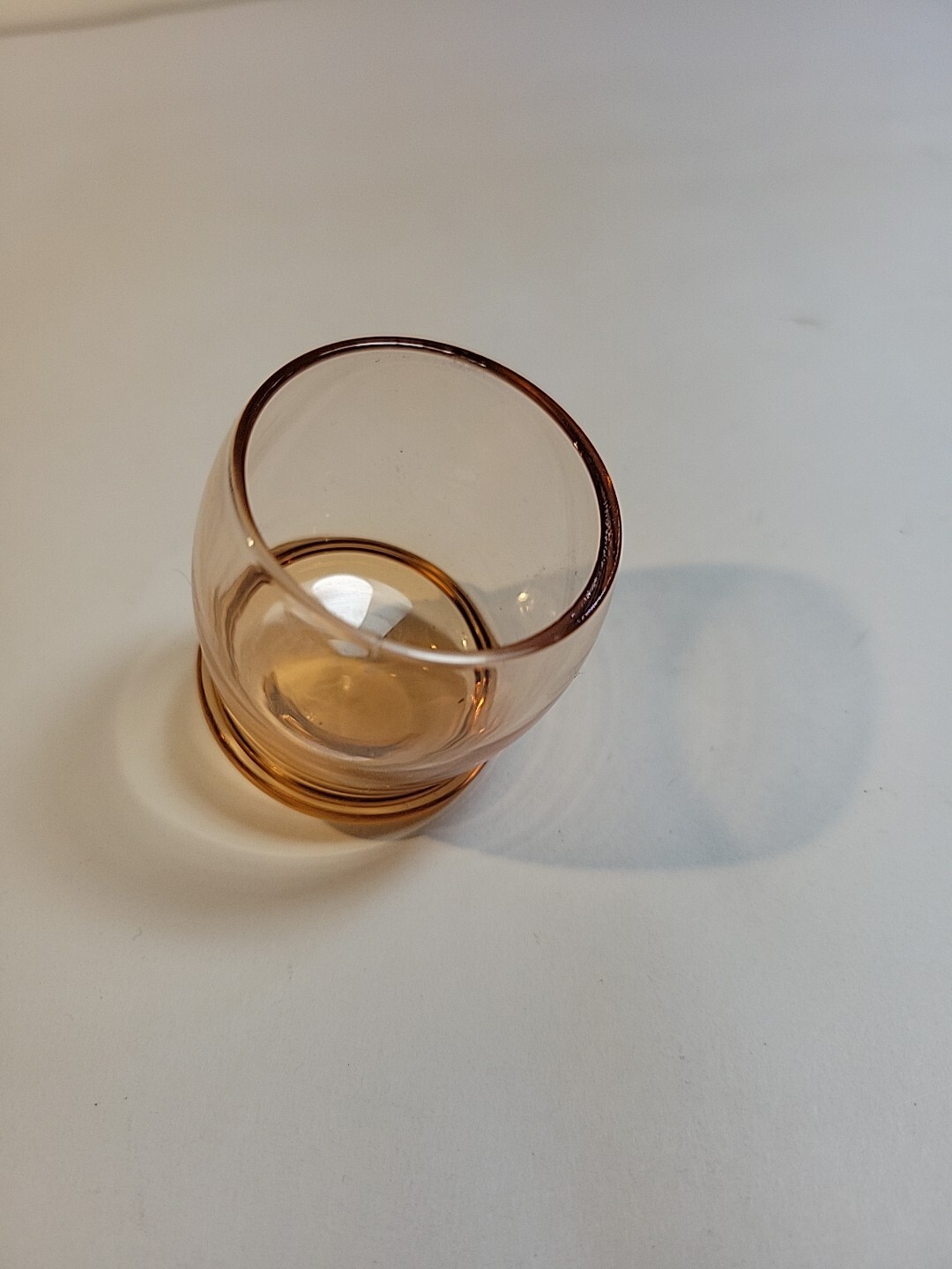 Moondance Orange Glass Rolly Shot Glass 2.5 Oz