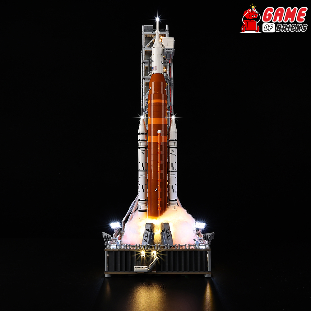 LED Light Kit for LEGO® NASA Artemis Space Launch System 10341 (Remote + Sound)