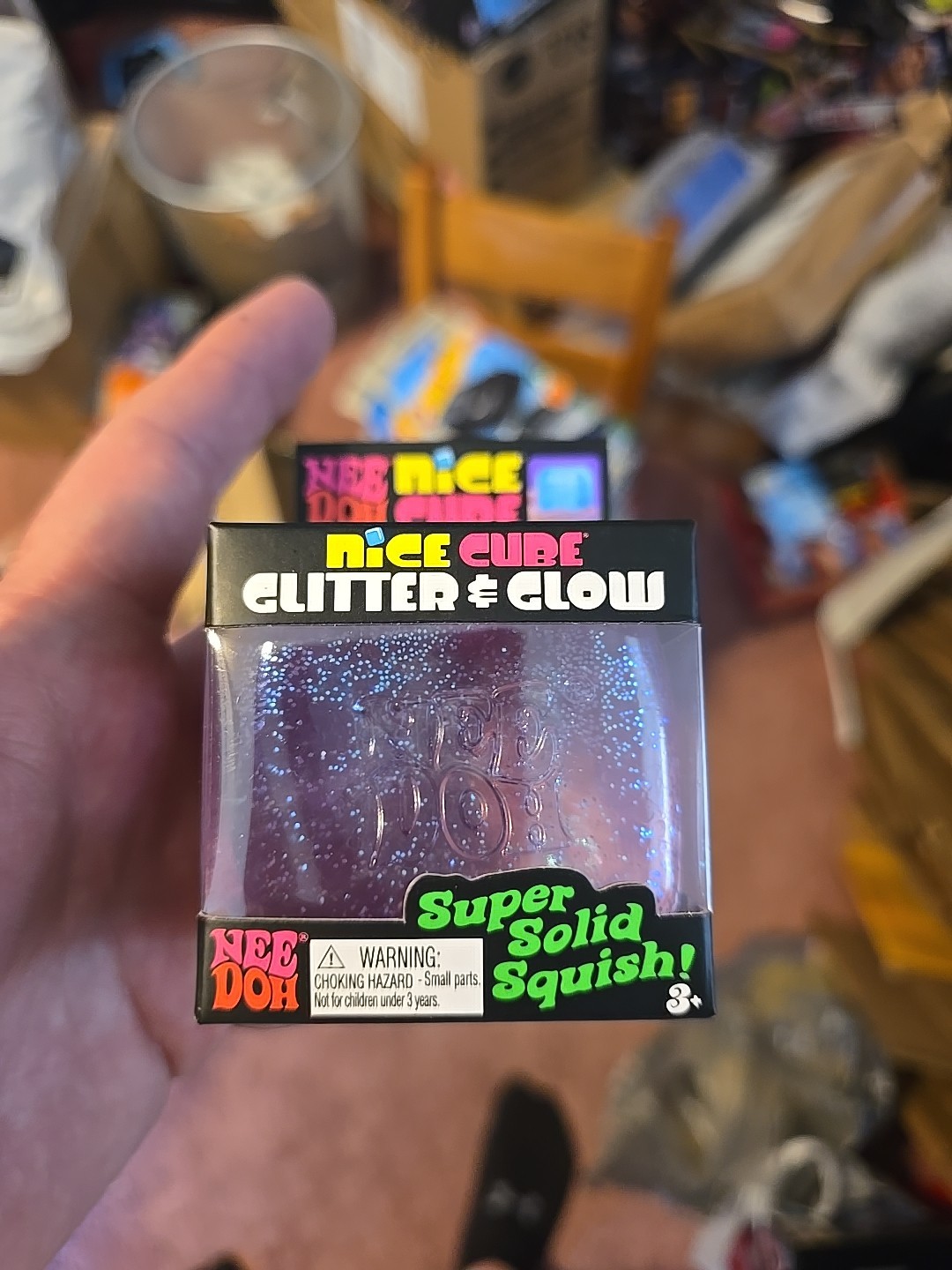 Schylling Nee Doh Purple Glitter Glow