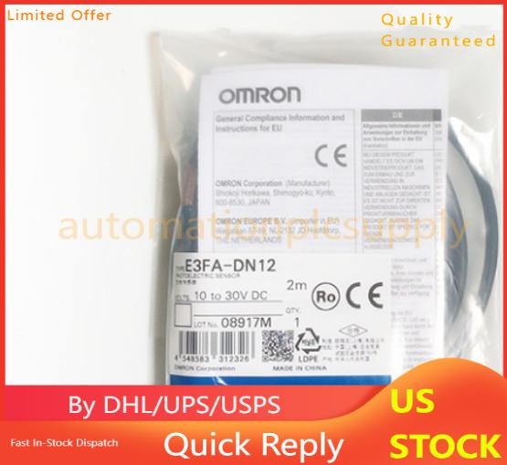 OMRON E3FA-DN12 Photoelectric Sensor E3FADN12 Fast Shipping New In Box