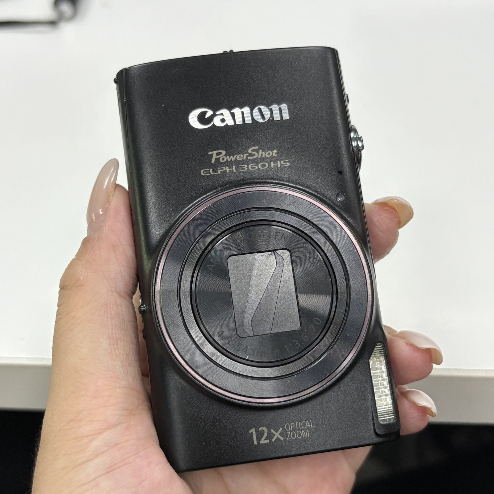 Canon PowerShot ELPH 360 HS/ IXUS 285 12X Zoom Digital Camera Tested - 90%new