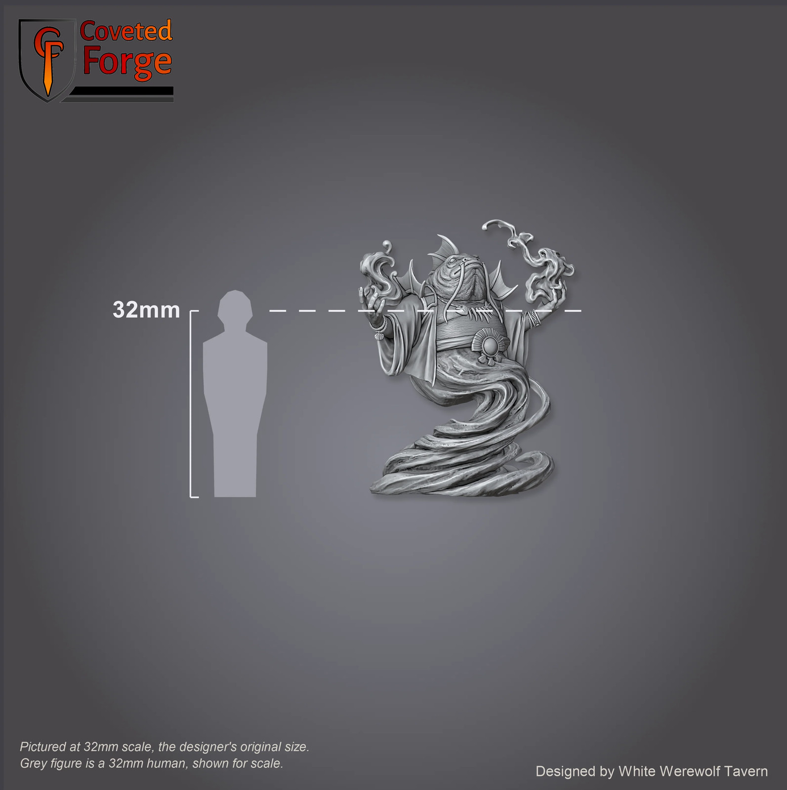 Brine Born Prophet - Resin Tabletop Miniature