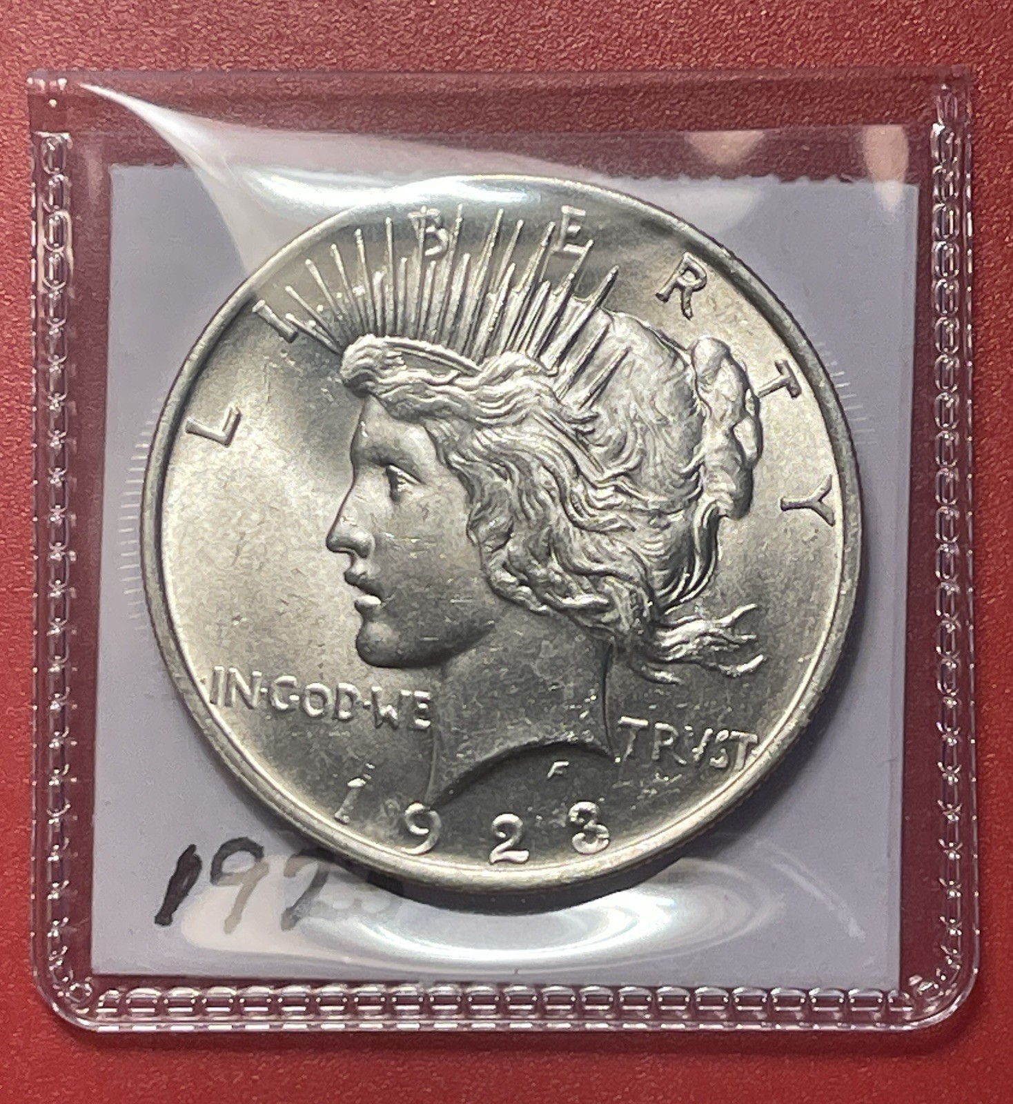 1923 P Peace Silver Dollar, Choice to Gem Uncirculated