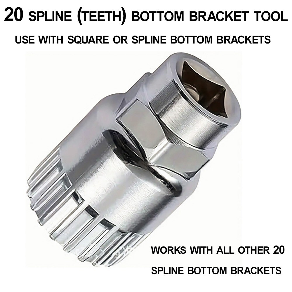 20 Spline (Teeth) Bottom Bracket Tool - for Square and Spline Bottom Brackets