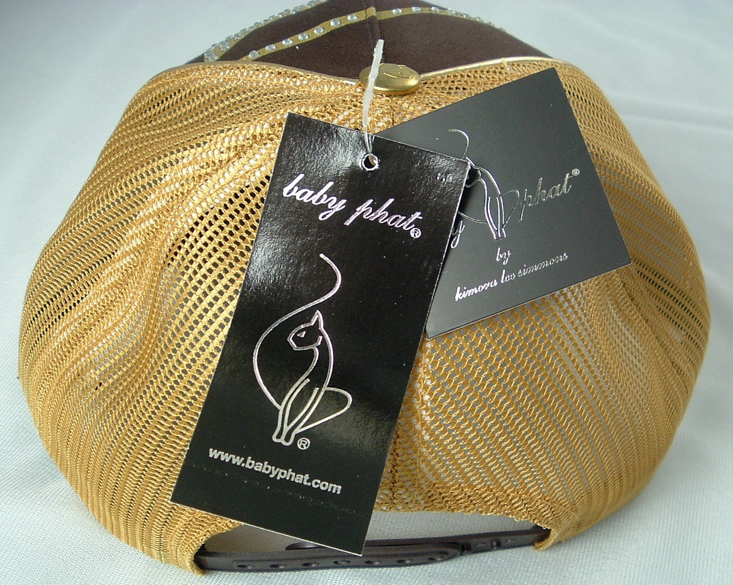 Baby Phat Hat White, Tango Red One Size fits All NEW Free Ship