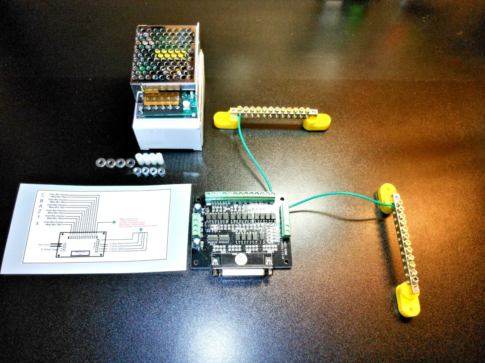 6 Axis CNC Breakout Board DIY Kit Arduino Stepper Motor Controller PCB