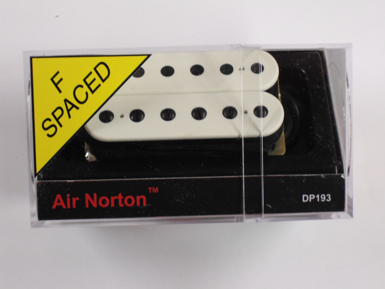 DiMarzio F-spaced Air Norton Humbucker White W/BlackPoles DP 193
