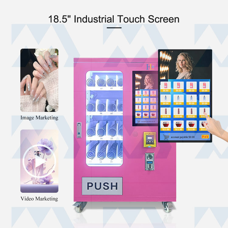 Small Vending Machine Touch Screen Vending With Card Machine Perfume Vending