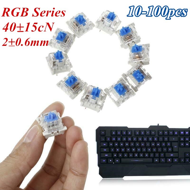 For Cherry MX Blue Tactile Switch Mechanical Keyboard Switch Replacement Lot