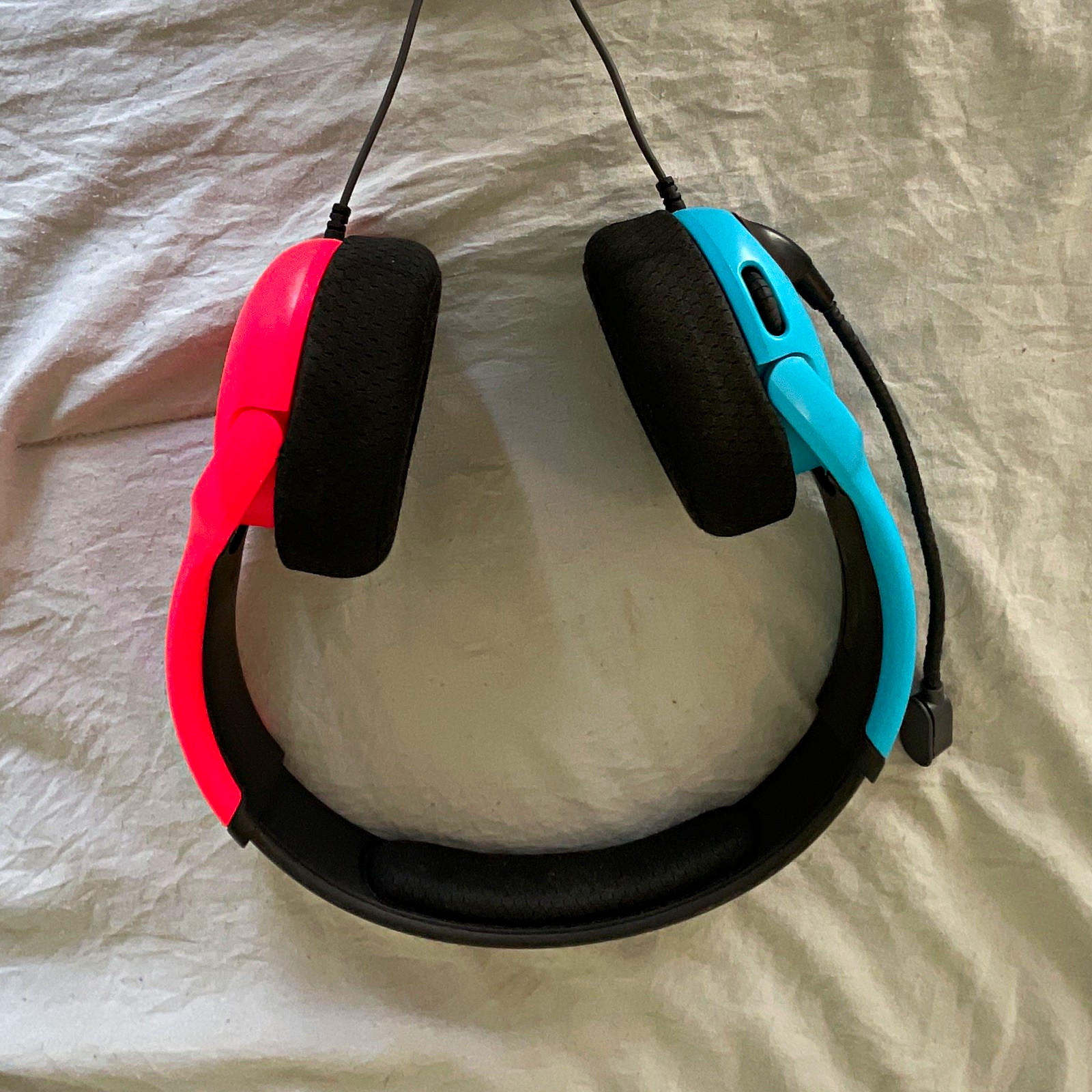 On-Ear Wired Headset 3.5mm Jack Adjustable Headband Black/Blue/Pink