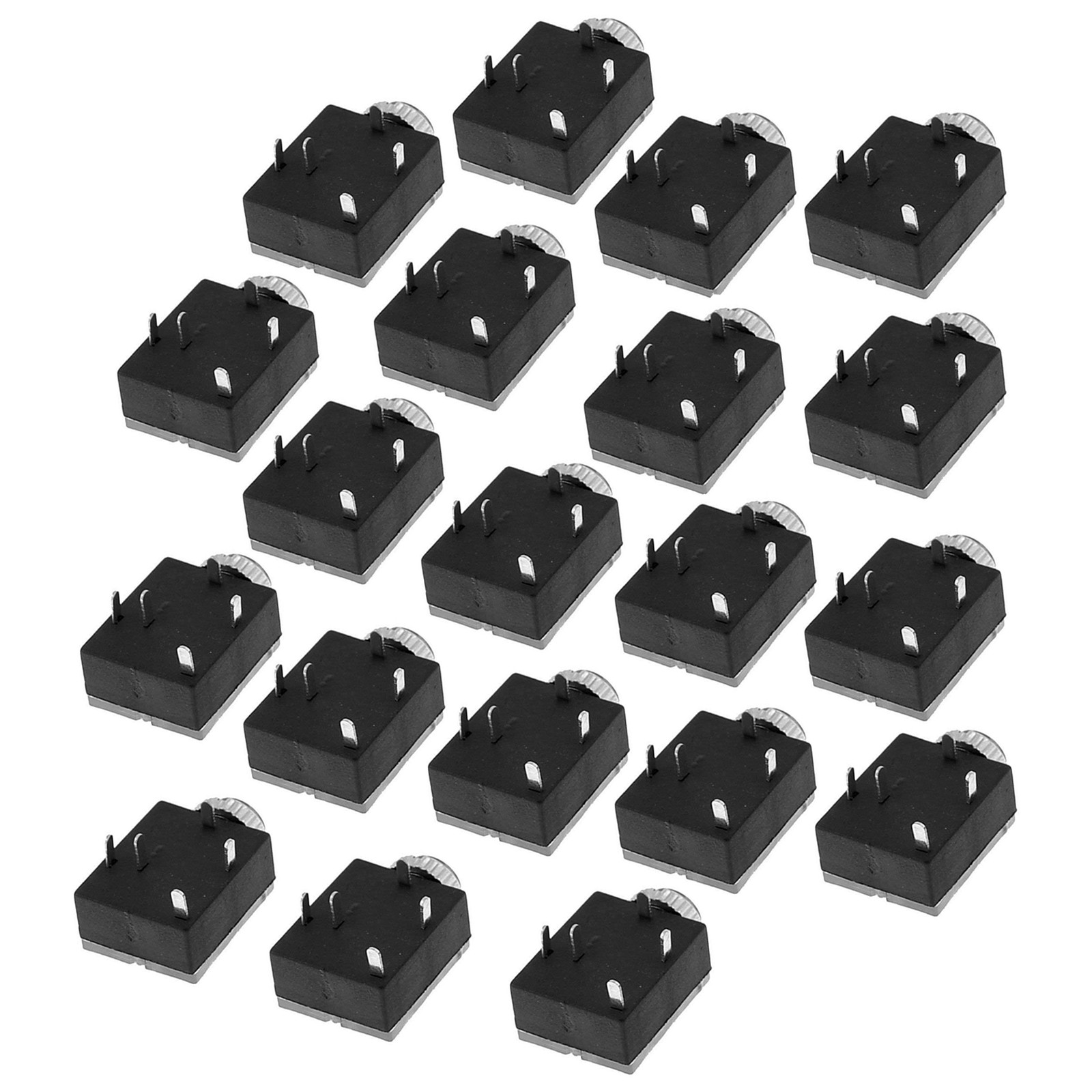 20 Pcs 5 Pin 3.5mm Audio Mono Jack Socket PCB Panel Mount for Headphone E