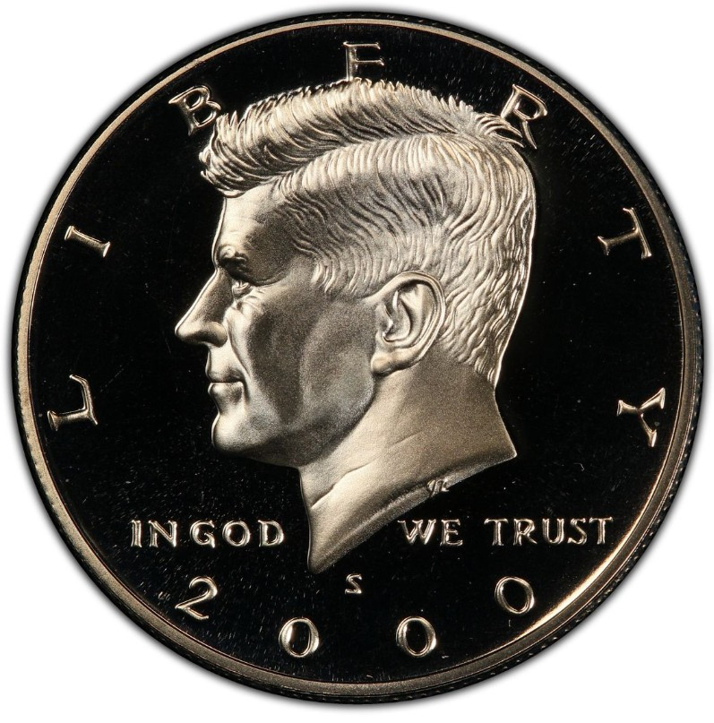 2000-S Clad Proof Kennedy Half Dollar 50C