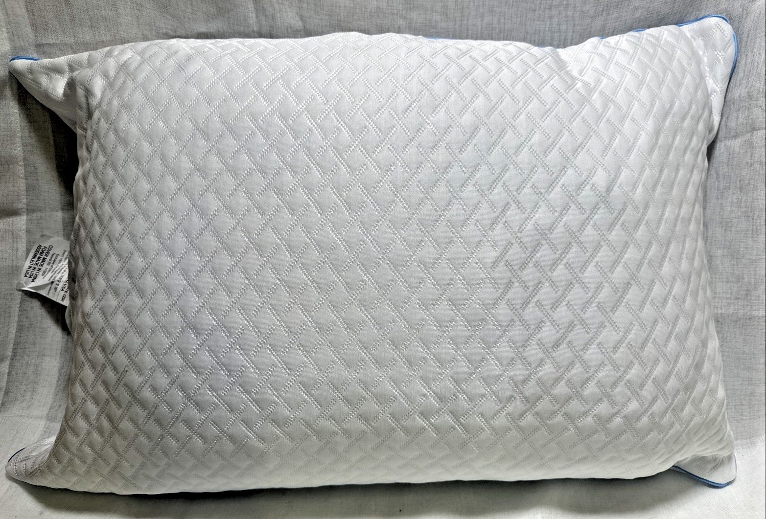 PureLUX Gel Memory Foam Adjustable Comfort Pillow Queen 2 Pack