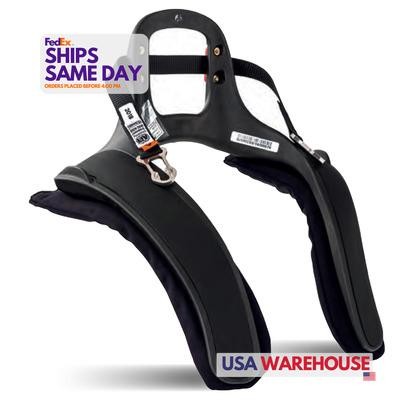 Sparco SHR20MCS3, One Black Carbon Fiber Fhr Club 3 Medium 20 Deg Performance Pa
