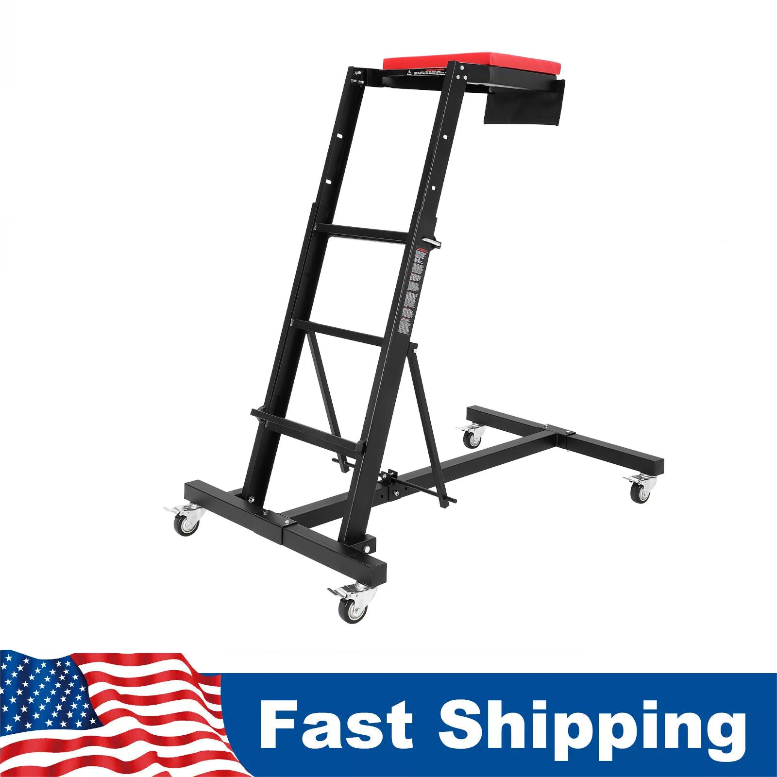 Topside Automotive Engine Creeper, 45"- 66" Adjustable Height, 400LBS Capacity