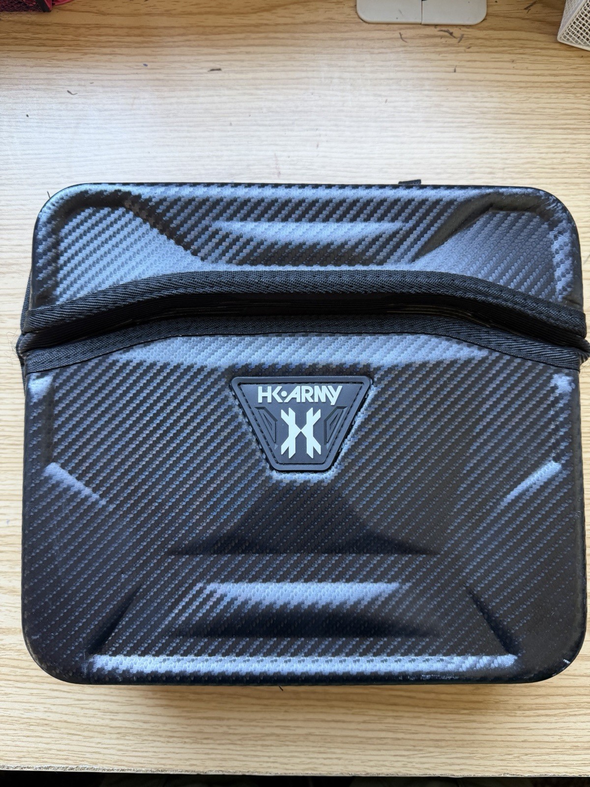 HK Army EXO 2.0 Marker Case Black w/ Blue Liner Zipper Closure Carry Handle