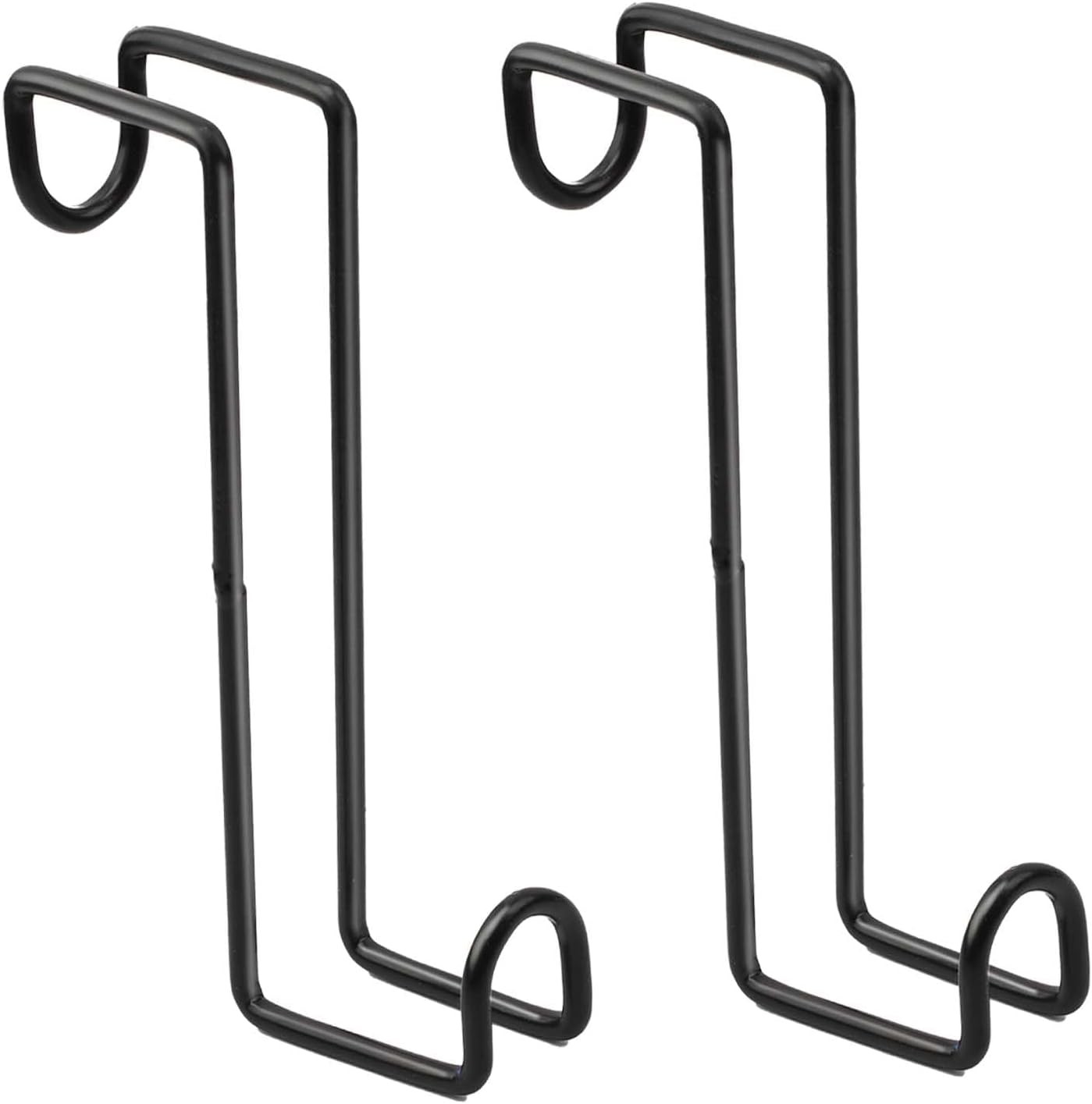 2Pack 8 Inch Tack Hook,Heavy Duty Metal Over Rail Tack Hooks Stall Hooks