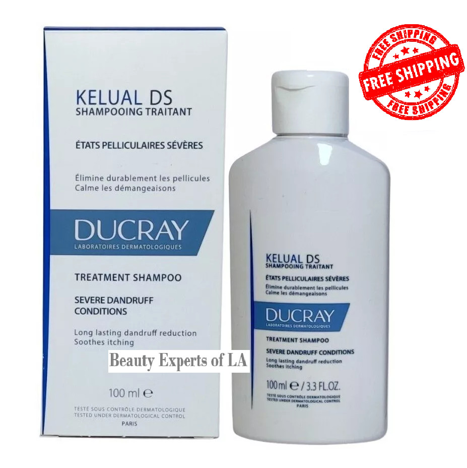 Ducray Kelual DS Anti Dandruff Shampoo 3.3oz / 100ml  EXP 02/2028