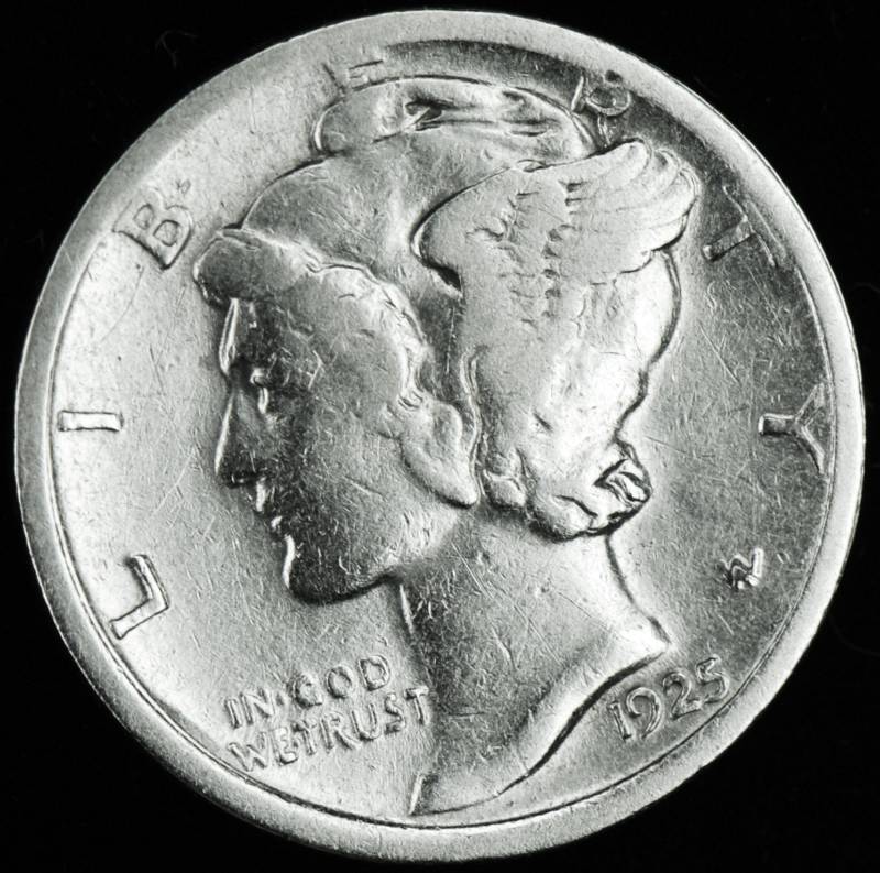 1925-p Mercury Dime.     High Grade   (Inventory A)