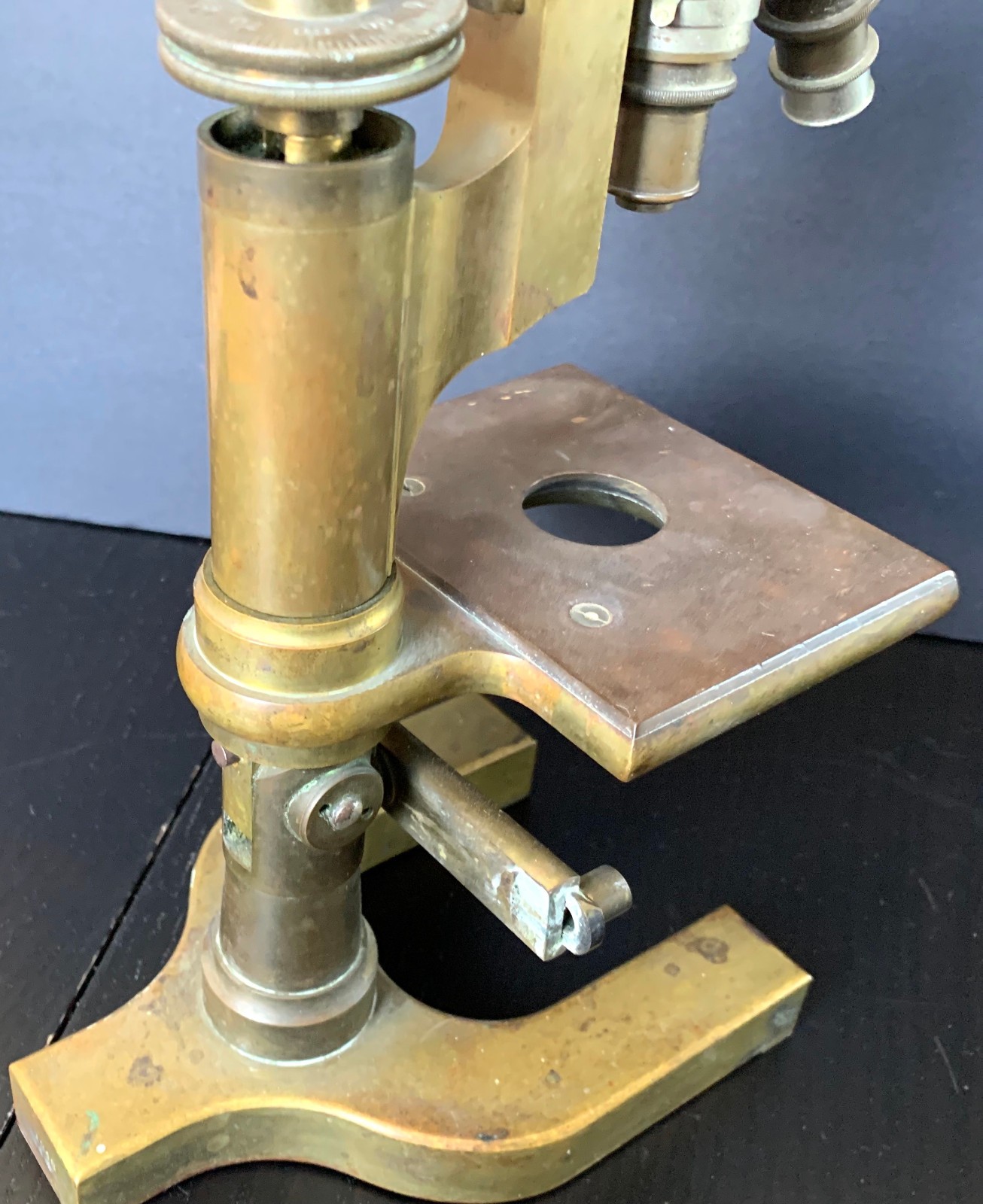 Antique Spencer Buffalo Brass Microscope As Is
