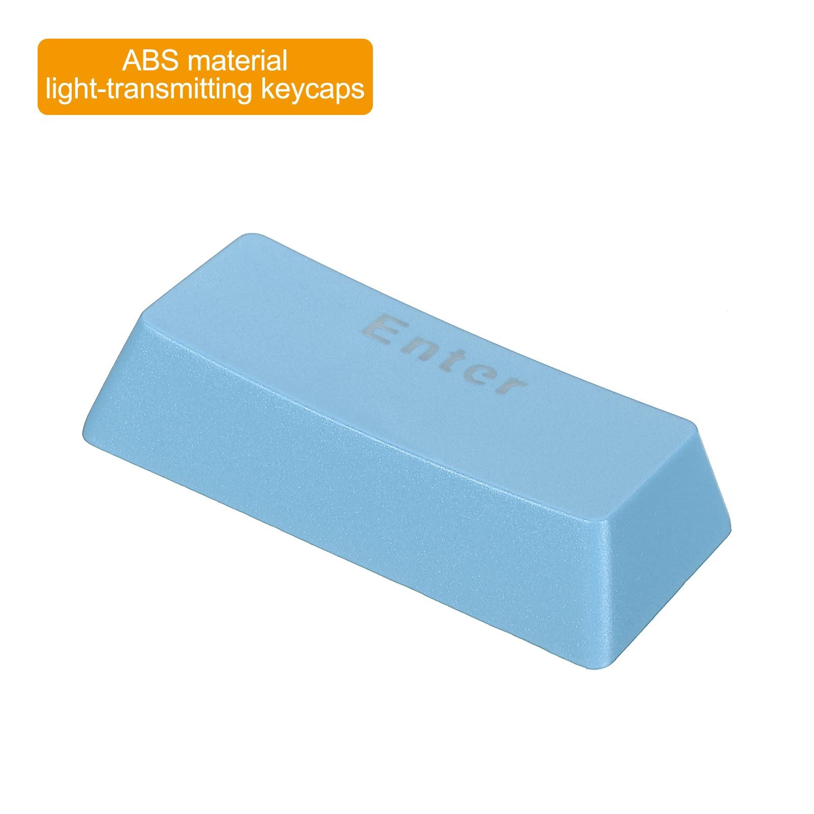 Mechanical Keyboard Keycaps 1 Set Keyboard Replacement ABS 104 Keys, Blue