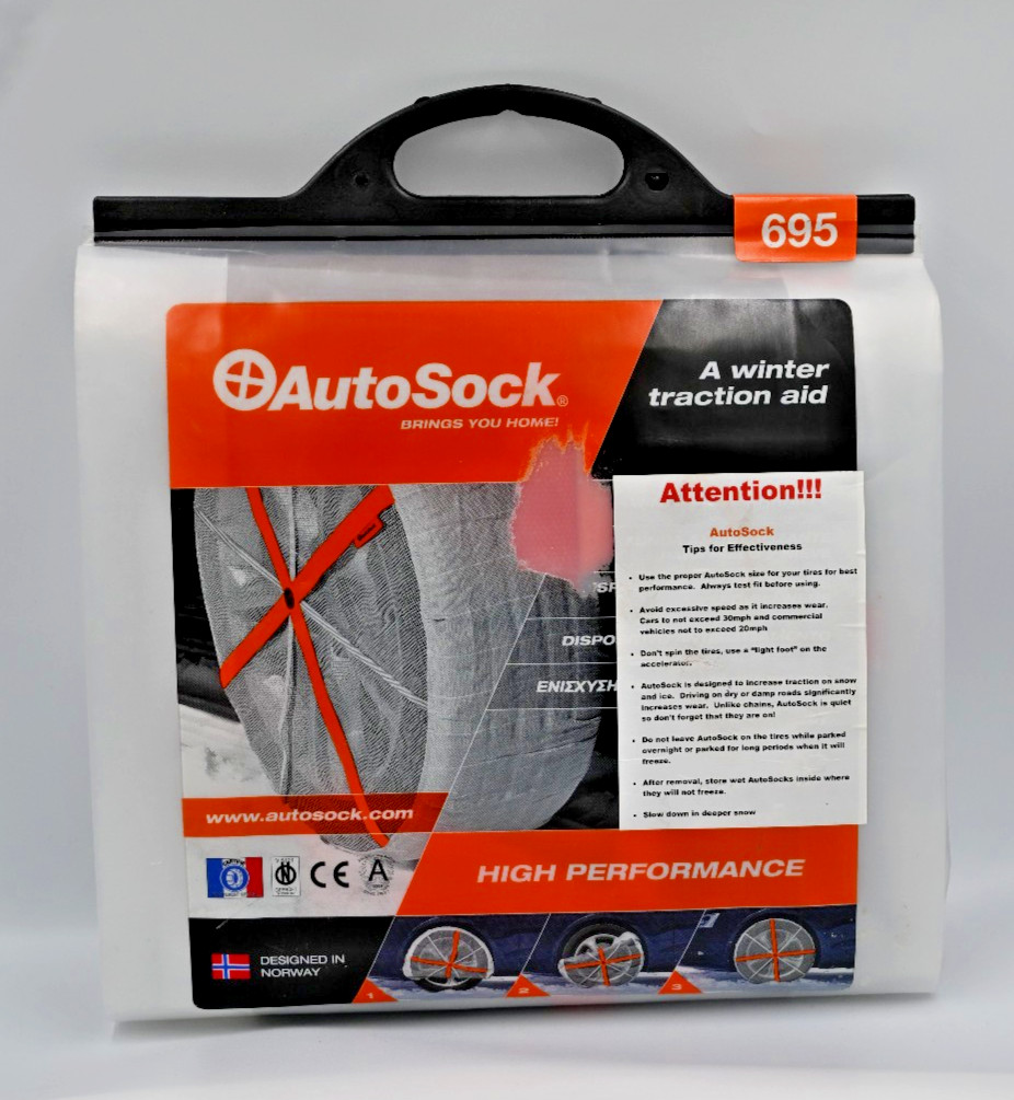 Pack of AutoSock 695 High-Performance Snow Socks