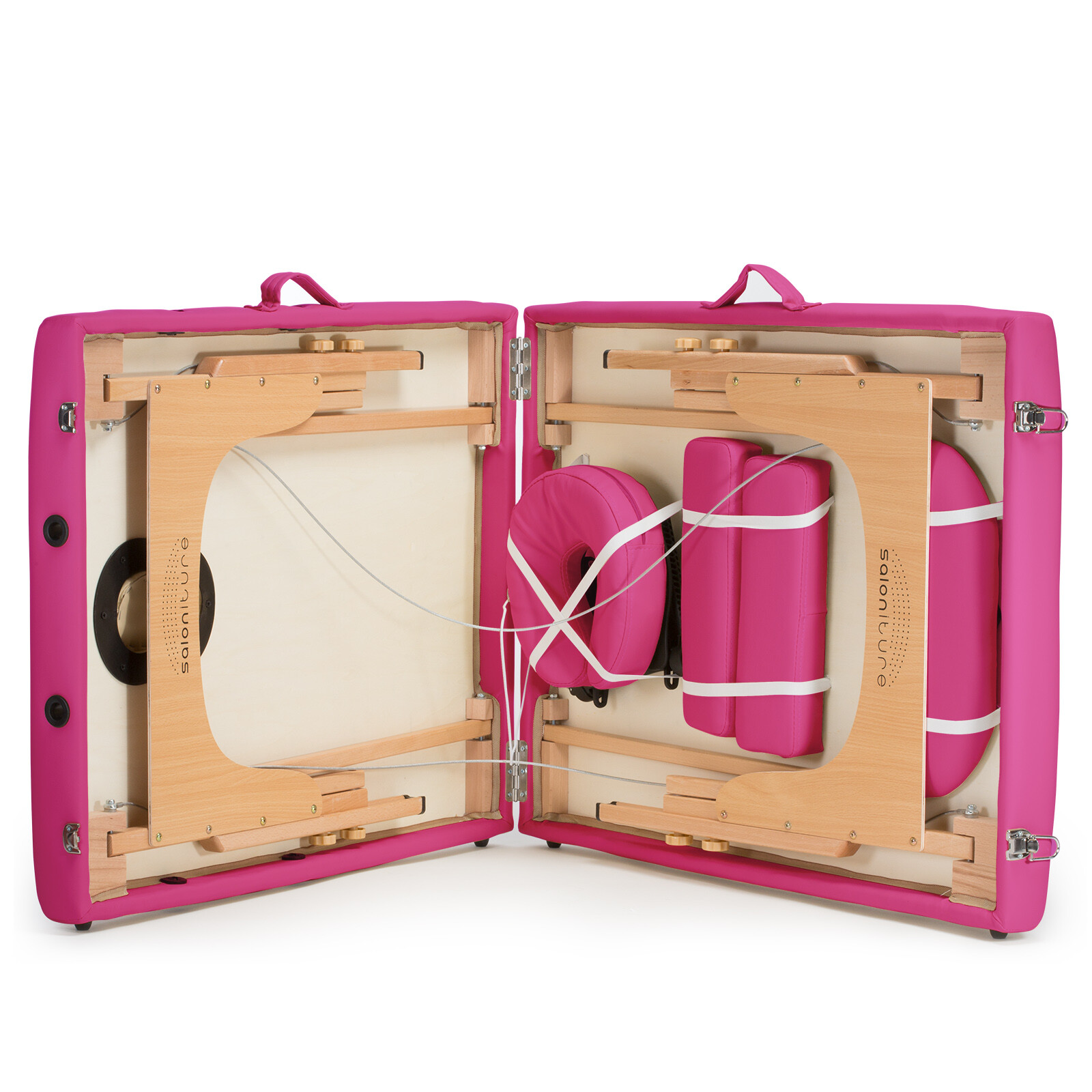 OPEN BOX - Hot Pink Portable Massage Table