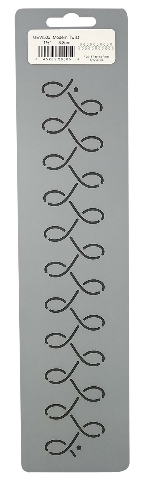 Border Quilting Stencil Twist Turn Quilt Pattern Loop Sashing Quilters Template