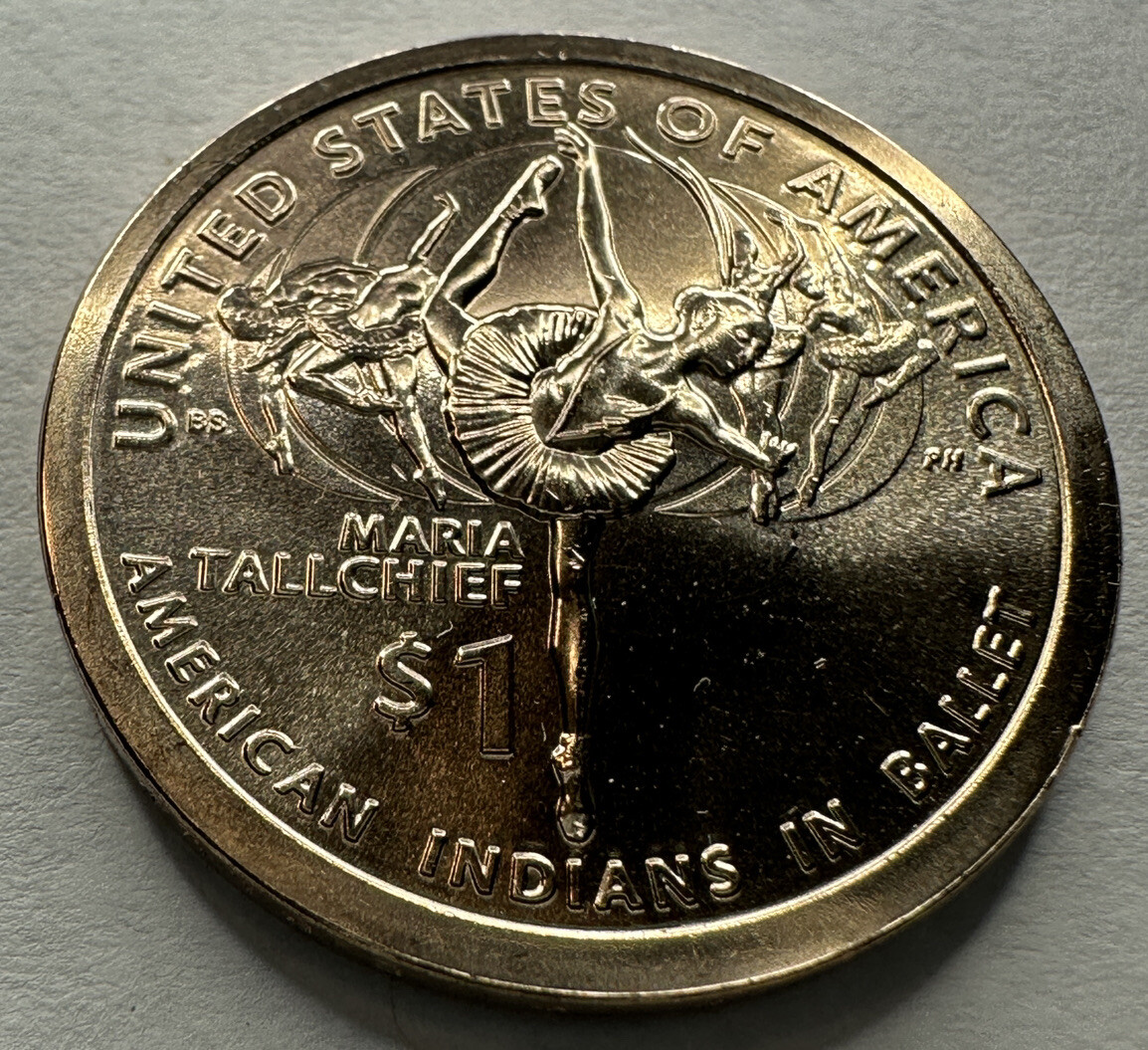2023-D NATIVE AMERICAN **MARIA TALLCHIEF** Dollar Coin BU from Mint Bag. 💰