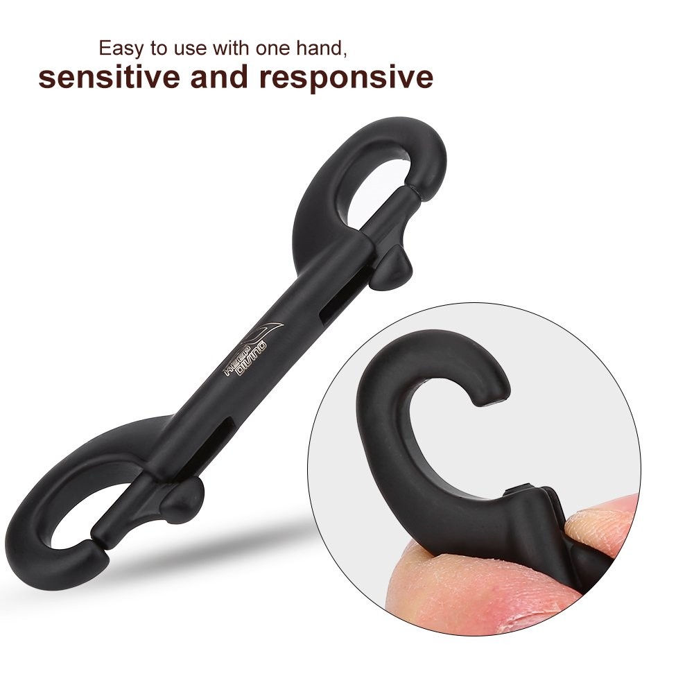 Buckle,Double Ended Snap Hook, Stainless Steel Diving Hook Double Ended Clip ...