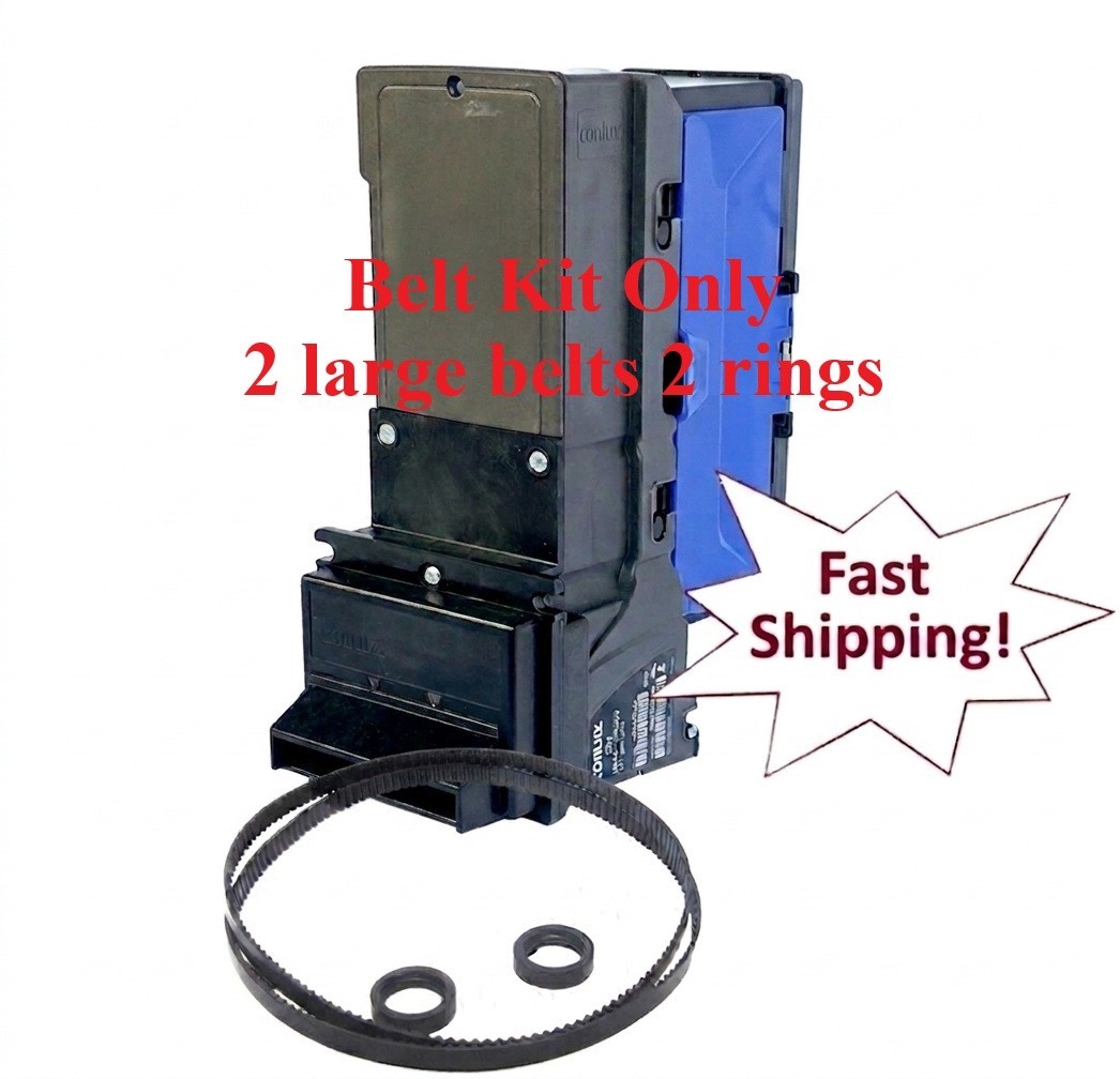 Conlux CV3 Bill Acceptor Validator Belt Kit  2 large 2 rings      Fast Shipping