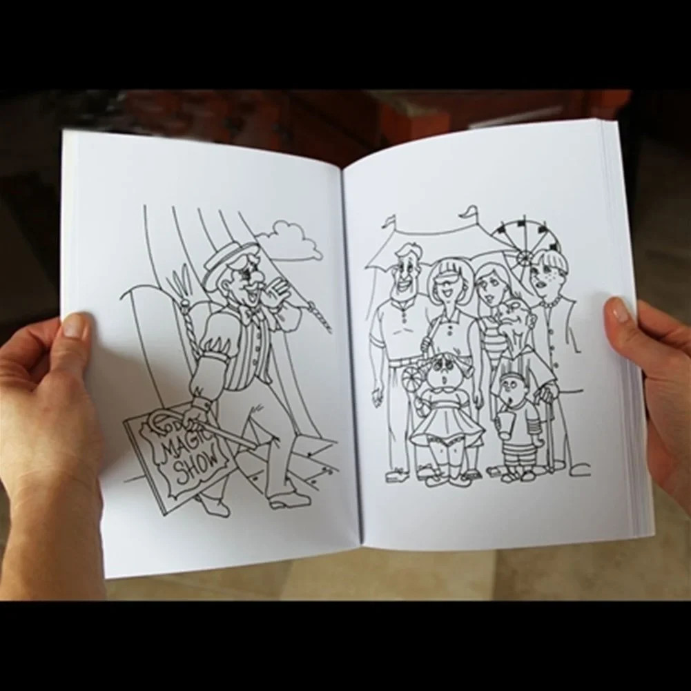 Magic Trick Coloring Bok