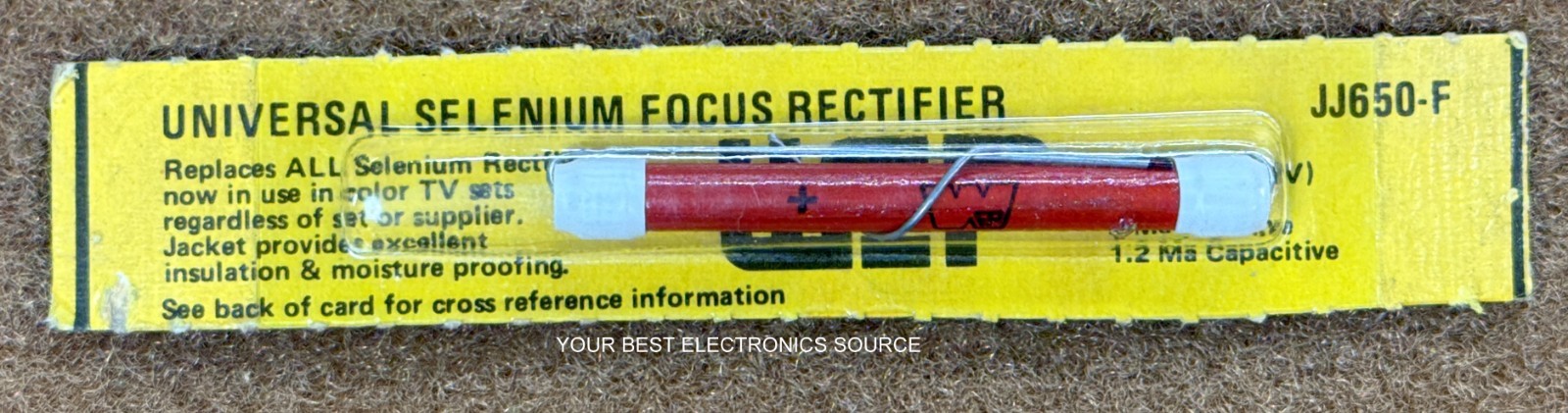 NOS NEW Workman WEP JJ650F Selenium Focus Rectifier Vintage Electronic Equipment