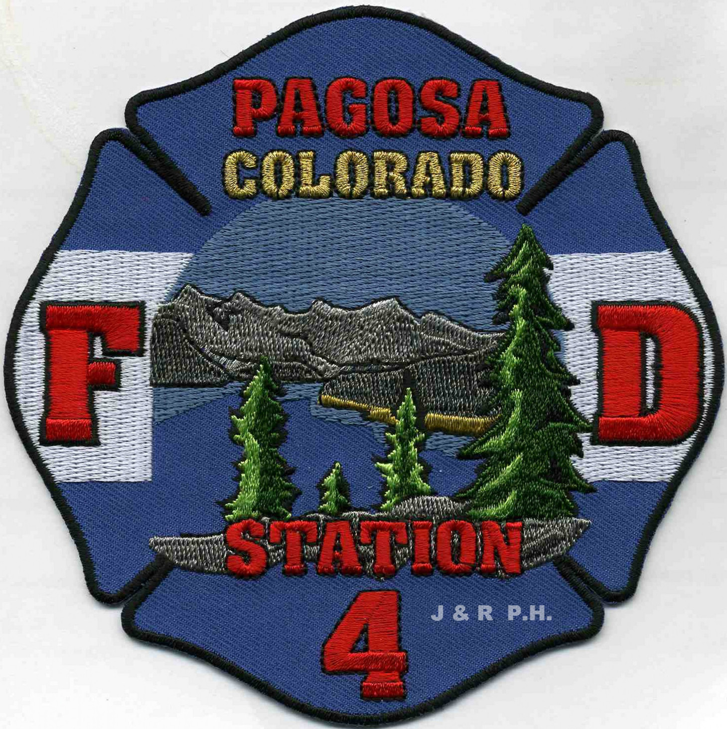 Pagosa  Station - 4, CO  (4.75" x 4.75" size)    fire patch