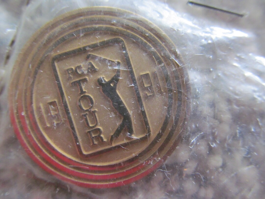 2-1991 PGA TOUR 12-20 G.F. LAPEL PINS OR FOR A NECKLACE