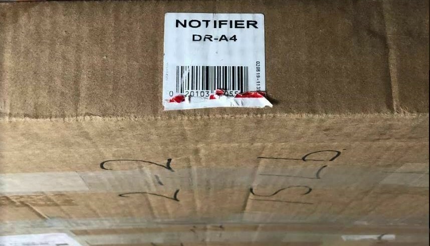 (NEW)NOTIFIER DR-A4 DOOR ASSEMBLY, LEXAN WINDOW, ONE TIER, BLACK