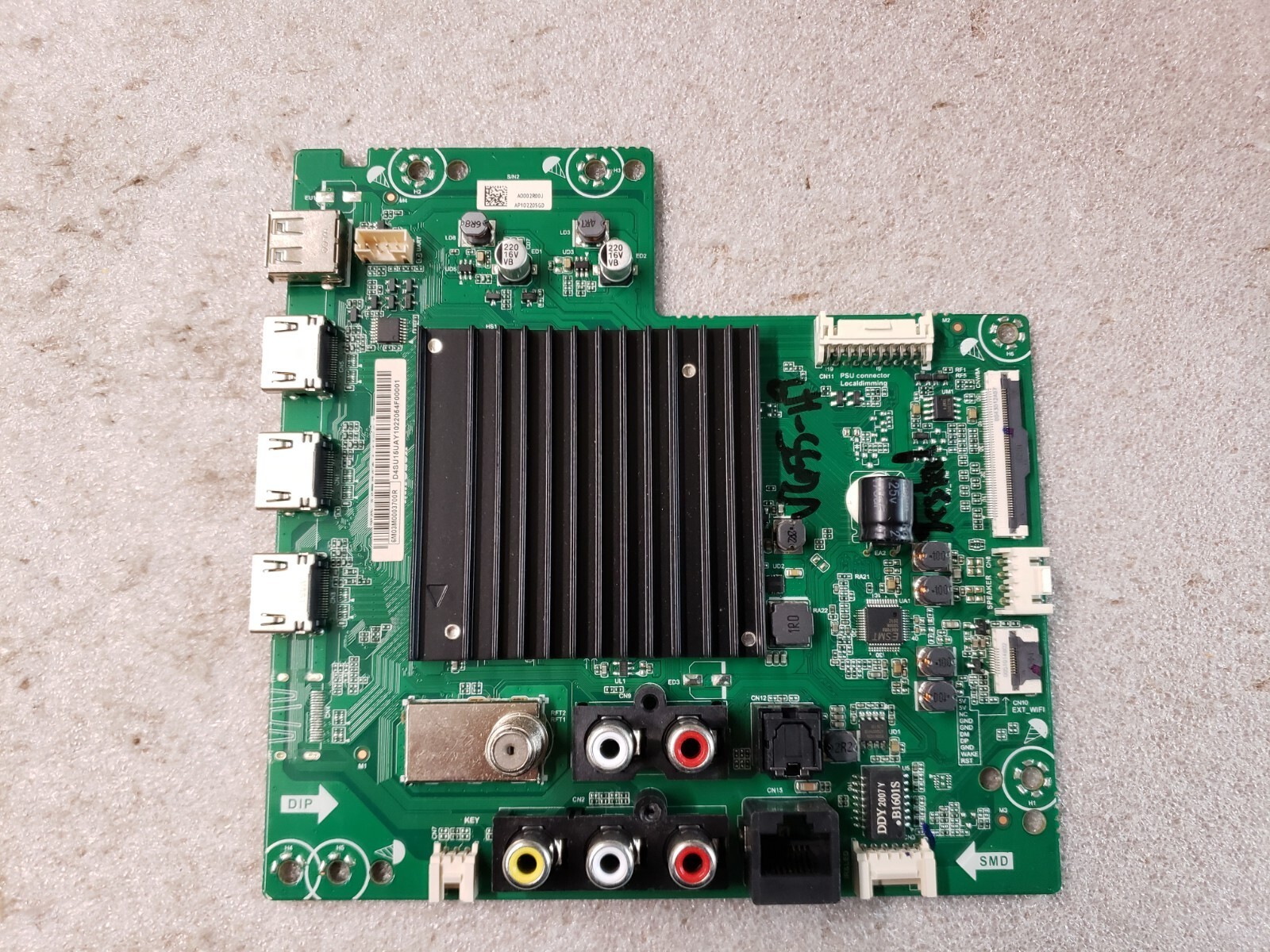 Vizio 65" Main V655-H9 (Serial:LINIZCKW) V655-H19 Main Board 6M03M0003700R