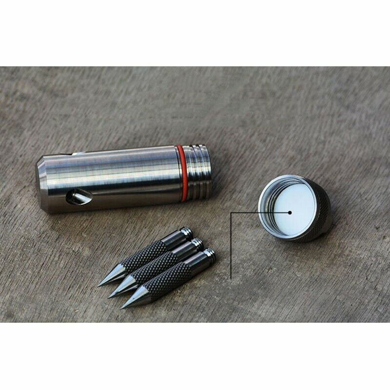Throw Out Grappling Hook Capsule Waterproof Container Anchor Outdoor EDC Gift