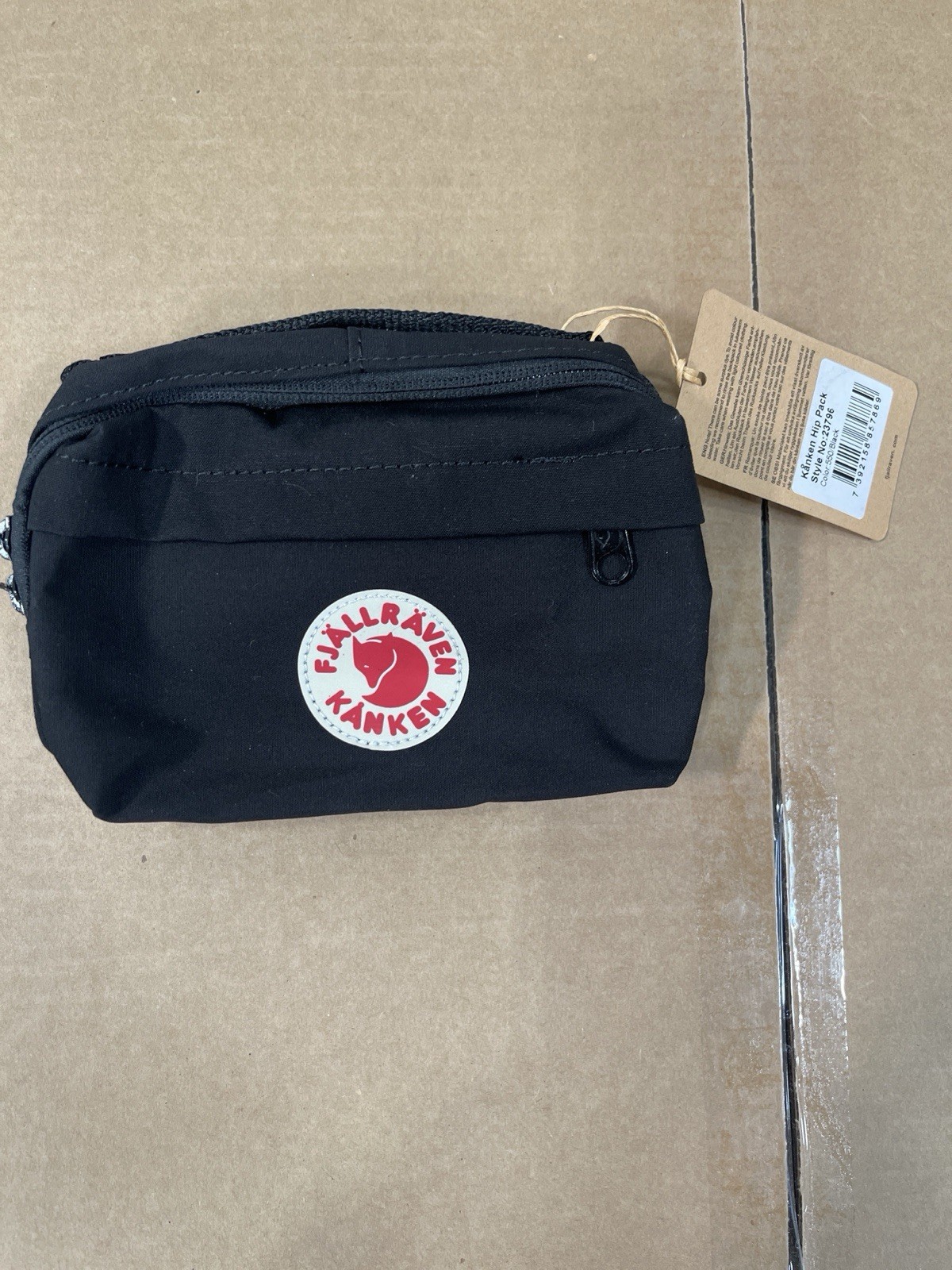 Fjallraven Women's Kanken Hip Pack Black One Size FJR-F23796-221