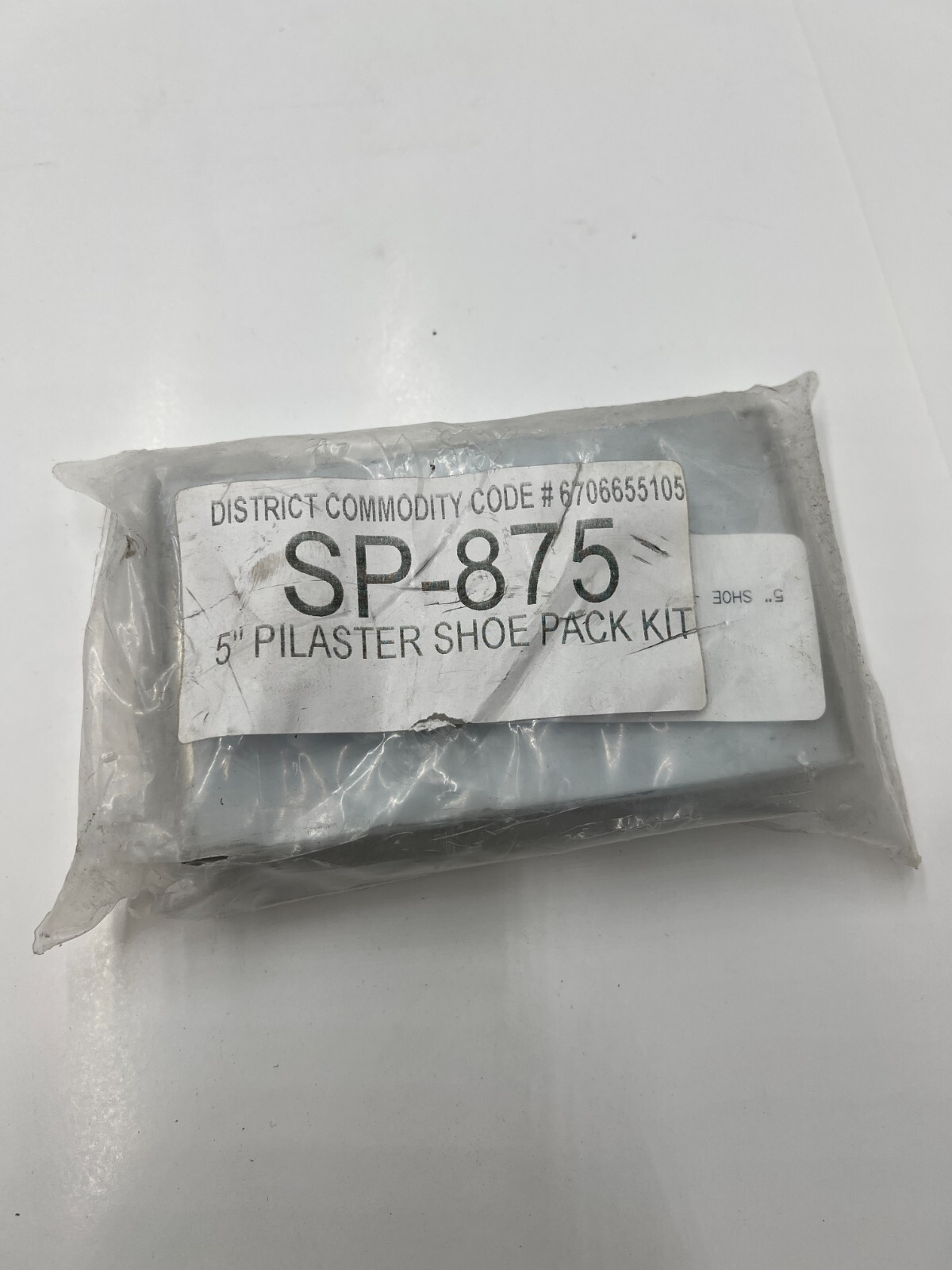 QTY 2-5" Stainless Steel Pilaster Shoe Pack 16 Gauge Steel 3/4" H SP-875