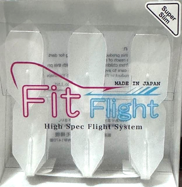 FIT FLIGHT ORIGINAL CLEAR DOUBLE PACK SUPER SLIM SHAPE FLIGHTS SHIPS FREE