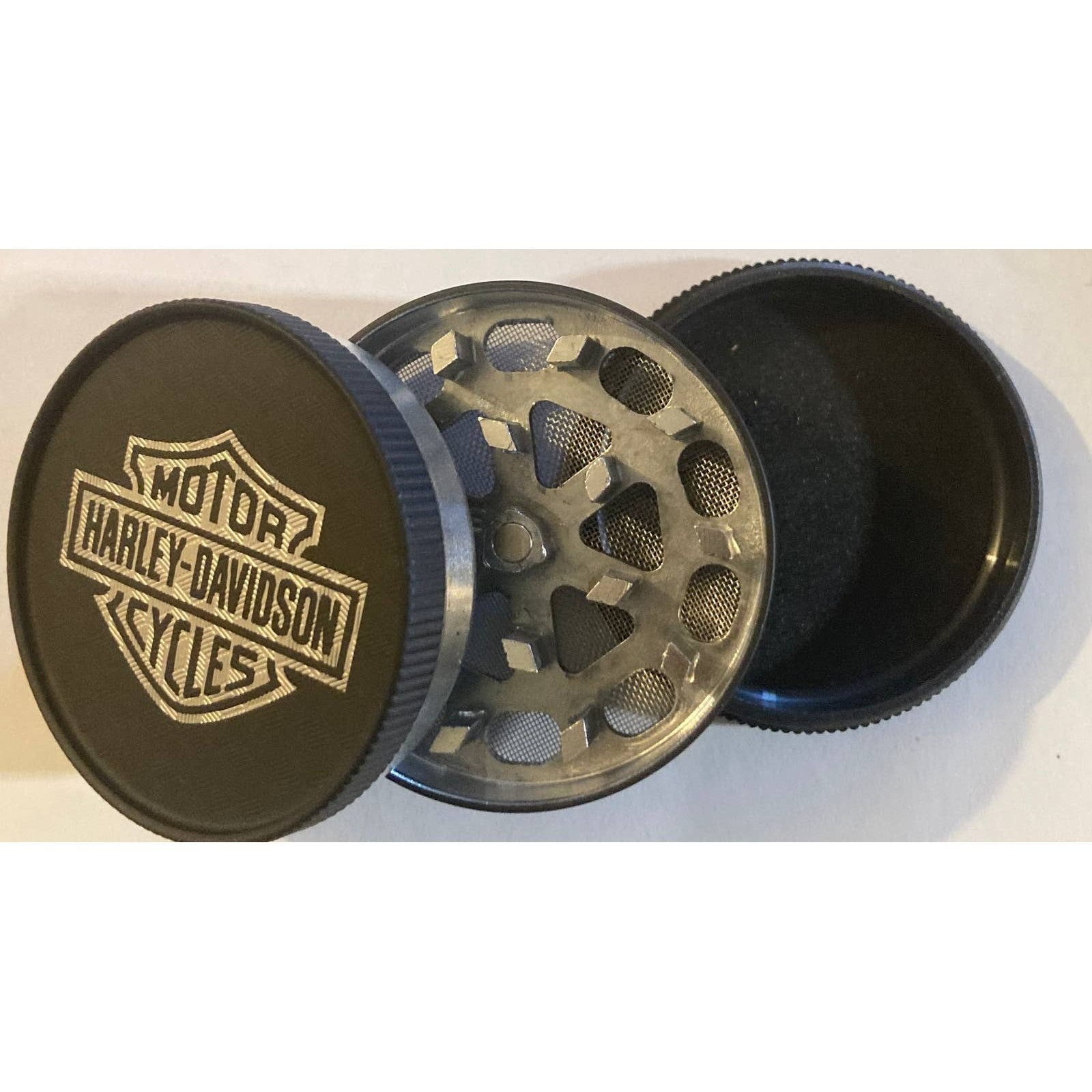 Harley Davidson Engraved Grinder