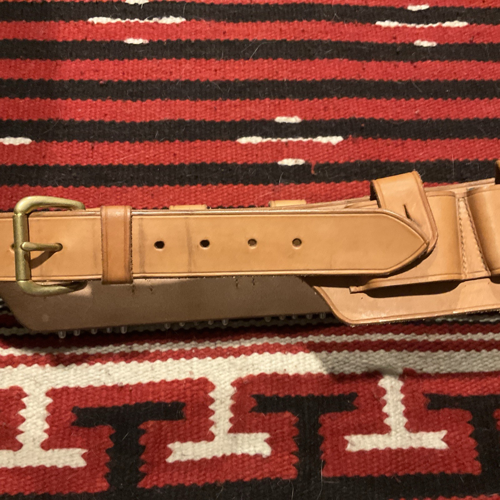 Mexican Mauser Leather Bandolier (reproduction)