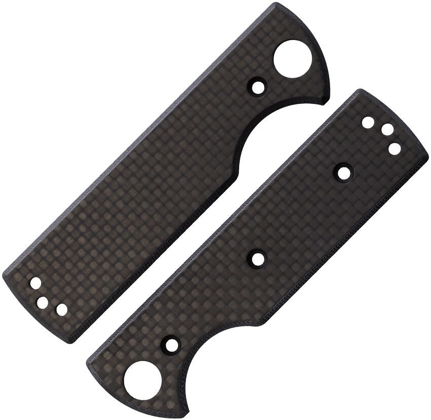 Chaves Knives Black Blue-Label CHUB Spare/Replacement Knife Scales Carbon Fiber