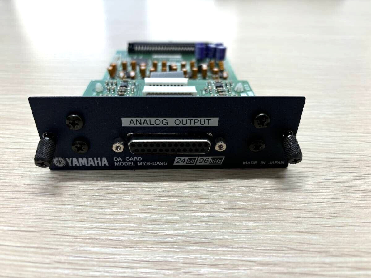 YAMAHA MY8-DA 96 24 bit 96 kHz 8 Channel Analog Output Expansion Card