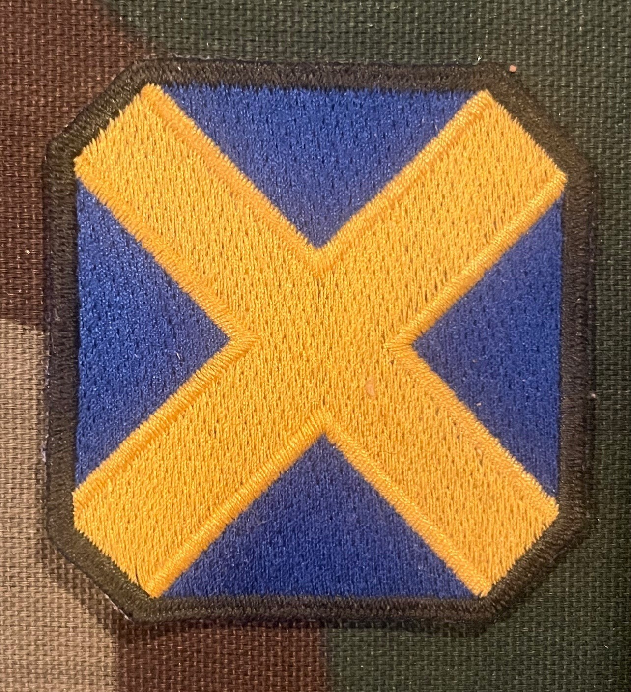 WWII US ARMY 14TH INFANTRY GHOST OR PHANTOM DIVISION; FULL COLOR PATCH REPRO