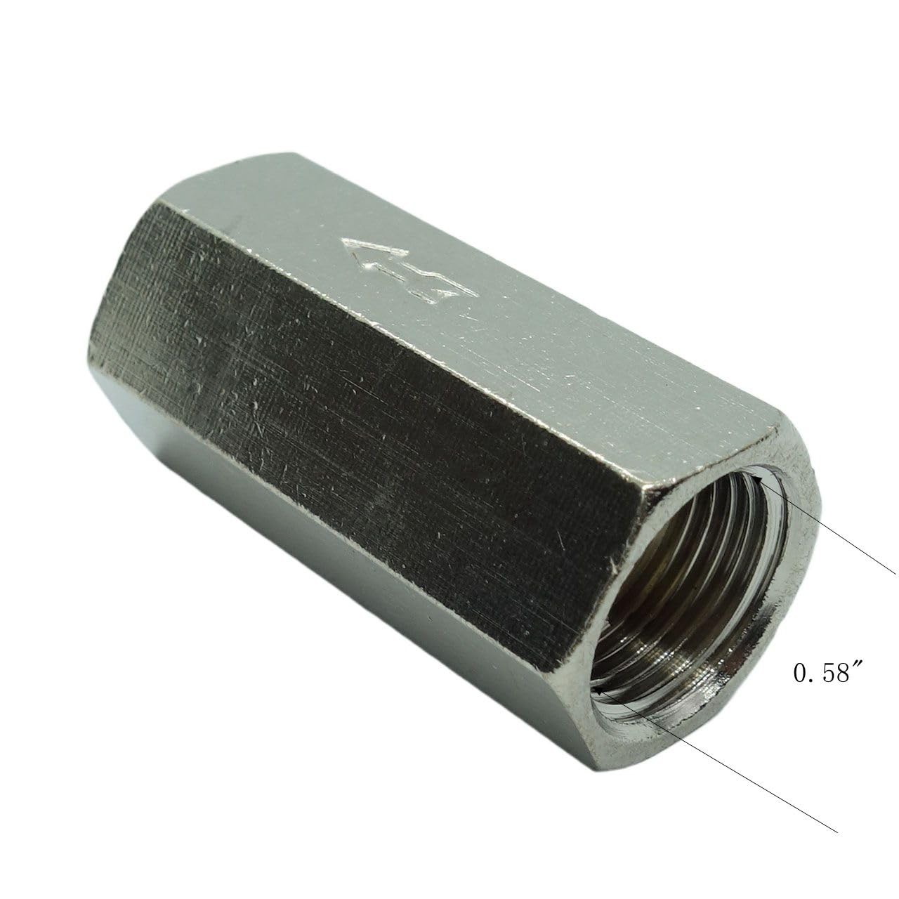 One Way Non Return Air Check Valve 3/8 inch BSPP Female Brass Fitting