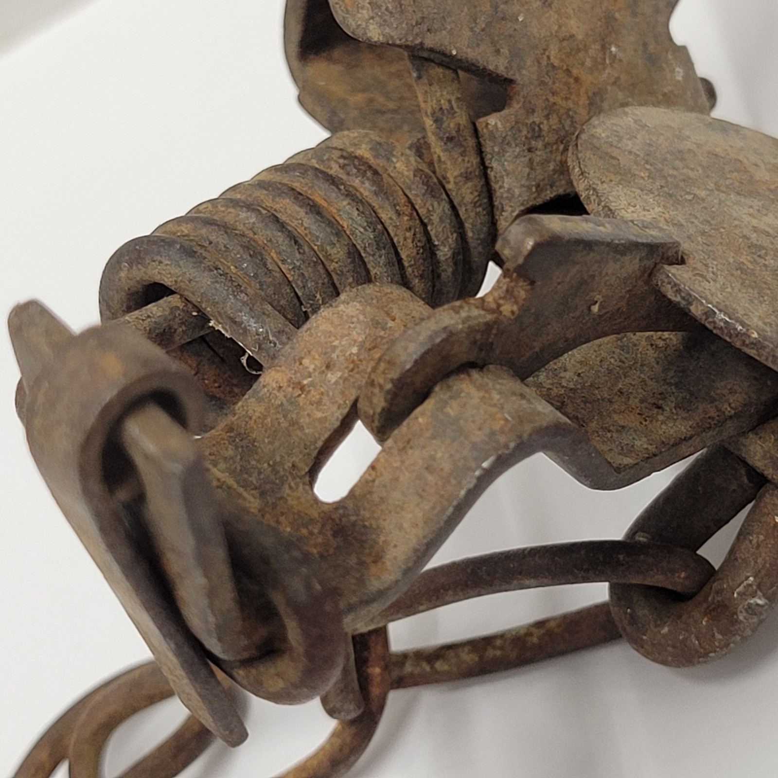 Vintage Steel Foot Traps. Coil Spring - Working Condition