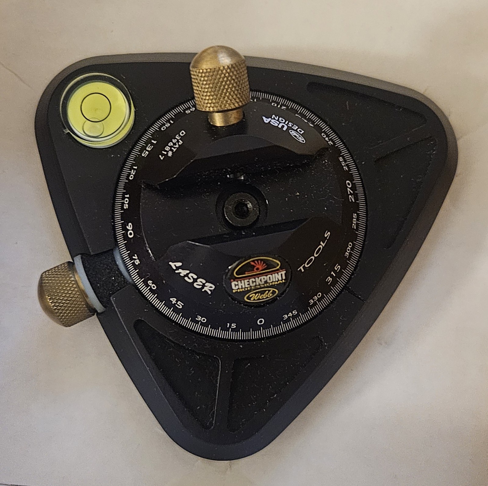 Webb Checkpoint Professional Leveling Base with Adjustable Feet Unused